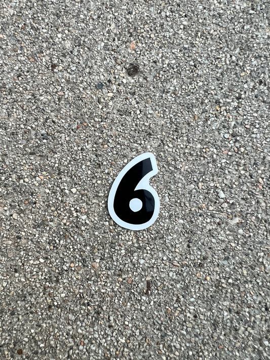 6 Sticker
